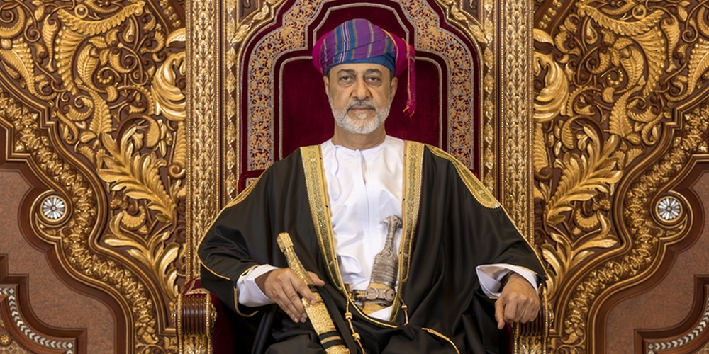 عکس رسمی عالیجناب سلطان هیثم؛ منبع: روزنامه عمان